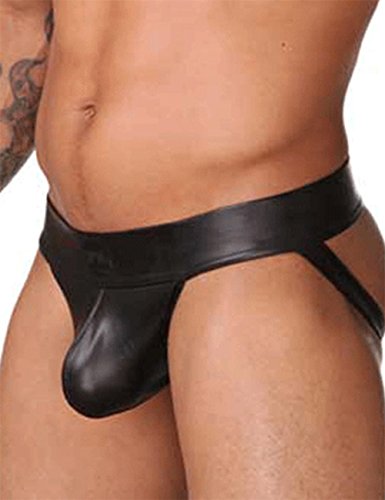 Men's Faux Leather G-string