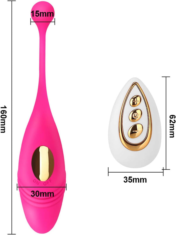 Remote Controlled Clitoris Stimulating Vibrating Egg