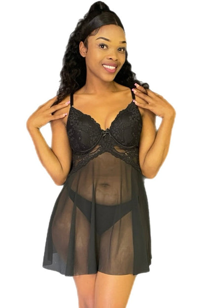 Padded Babydoll Lingerie