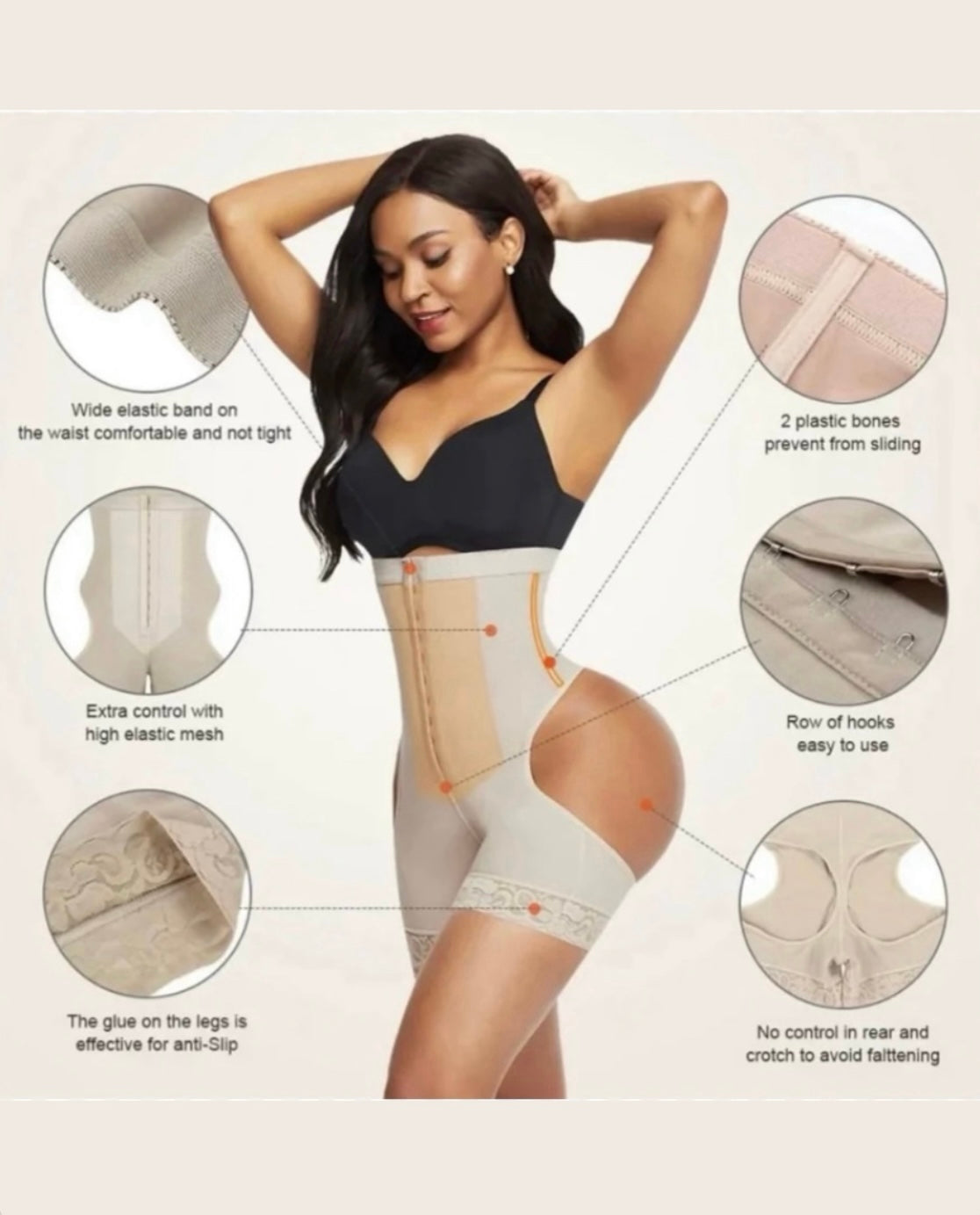 High Waist Butt Lifter & Tummy Control Shaper