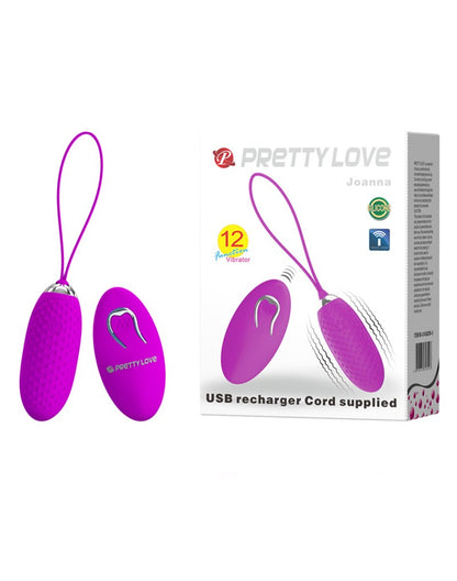 Pretty Love Joanna Remote Controlled Vibrating Egg